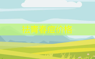 祛青春痘价格