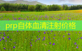prp自体血清注射价格