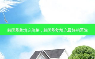 韩国脂肪填充价格，韩国脂肪填充好的医院