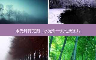 水光针打完图，水光针一到七天图片