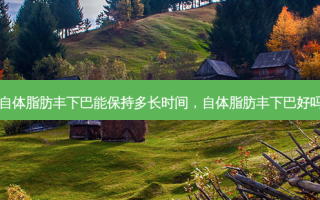 自体脂肪丰下巴能保持多长时间，自体脂肪丰下巴好吗
