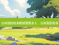 自体脂肪栓塞眼睛需要多久，自体脂肪栓塞