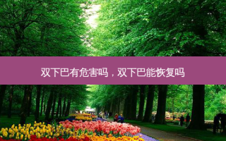 双下巴有危害吗，双下巴能恢复吗