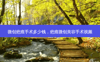 微创疤痕手术多少钱，疤痕微创美容手术视频