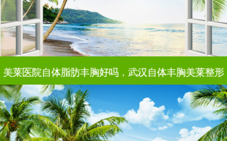 美莱医院自体脂肪丰胸好吗，武汉自体丰胸美莱整形