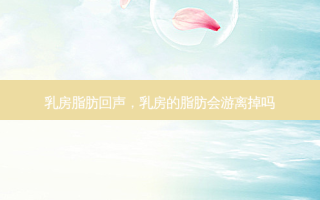  *** 脂肪回声， *** 的脂肪会游离掉吗