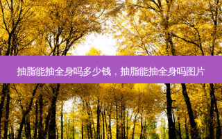 抽脂能抽全身吗多少钱，抽脂能抽全身吗图片