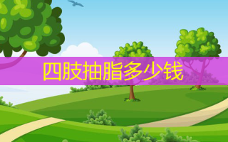 四肢抽脂多少钱