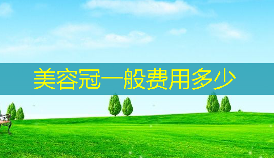美容冠一般费用多少-第1张图片-美呗严选网 美容冠一般费用多少-第1张图片-美呗严选网