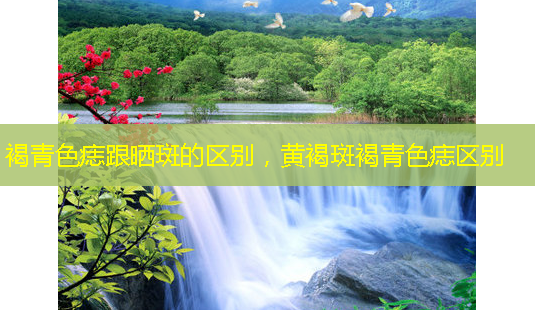褐青色痣跟晒斑的区别,黄褐斑褐青色痣区别-第1张图片-美呗严选网 褐青色痣跟晒斑的区别,黄褐斑褐青色痣区别-第1张图片-美呗严选网