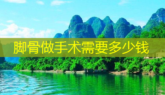 脚骨做手术需要多少钱-第1张图片-美呗严选网