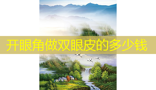 开眼角做双眼皮的多少钱-第1张图片-美呗严选网