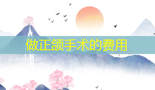 做正颌手术的费用-第1张图片-美呗严选网 做正颌手术的费用-第1张图片-美呗严选网