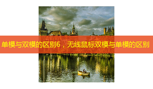 单模与双模的区别6，无线鼠标双模与单模的区别-第1张图片-美呗严选网